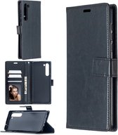 Bookcase Geschikt voor: Motorola Moto Edge Plus - Bookcase Zwart - portemonnee hoesje
