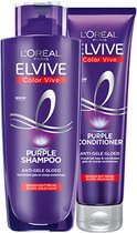 Bol.com L'Oréal Paris Elvive Color Vive - Purple Zilvershampoo 200ml - Voor Blond & Grijs Haar - 6 stuks voordeelverpakking aanbieding