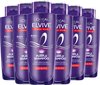 L'Oréal Paris Elvive Color Vive - Purple Zilvershampoo 200ml - Voor Blond & Grijs Haar - 6 stuks voordeelverpakking