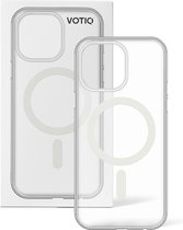 VOTIQ® Telefoonhoesje geschikt voor MagSafe - Case Magnetisch Transparant/ Doorzichtig - Apple iPhone 13 PRO MAX