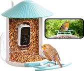 NETVUE Birdfy Vogelhuis met Camera - Draadloze Vogelcamera met 1080p Resolutie - Nachtzicht en Bewegingsdetectie - Vogelvoederstation voor Vogelliefhebbers (Birdfy Lite)