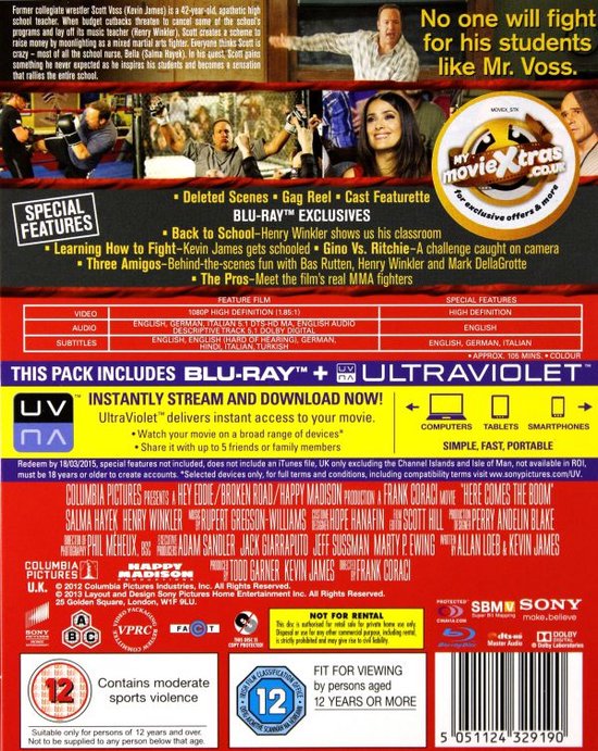 Here Comes the Boom [Blu-Ray] (Blu-ray), Savanah Lee | Dvd's | bol