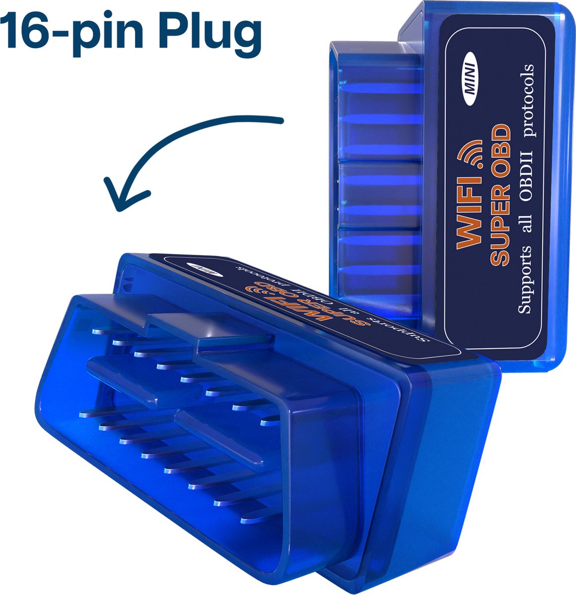 MMOBIEL OBD2 Mini ELM327 Wifi Auto Foutcode lezer inclusief Software thumbnail 3