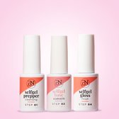 PN Selfcare Gellak - Voordeelset 3x6ml Hema-Vrij - Primer - Base Coat Soak - Top Coat - Gel Nagellak - basisproducten Combi Deal