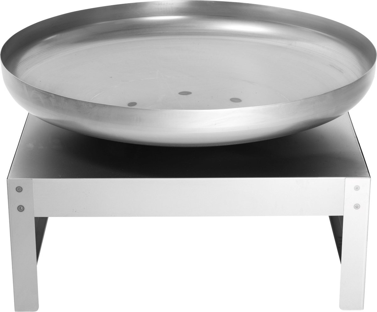 RedFire - Kotka - Grijs - Staal - Vuurschaal - Fire Pit - Stevig staal - Diameter 80cm - Industrieel - Terrasverwarming - Sfeerhaard - Handvaten