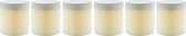 Luxe Verzorgende Bodyscrub-gel Hamam 400 gram - Pot met witte deksel - set van 6 stuks - Hydraterende Lichaamsscrub