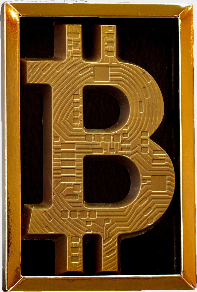 Bitcoin Chocolade | Crypto Chocoladeletter | Kleur Goud | Melkchocolade |  200 gram |... | bol