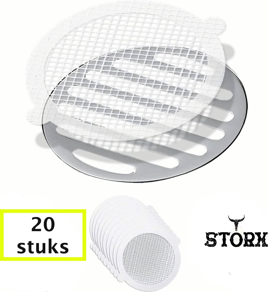 Goedkoopste douche putje zeef - doucheputjezeef - zeef - anti haren - 20 stuks