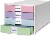 Commode HAN - Impuls - avec 4 tiroirs fermés - blanc/pastel - HA-1012-129