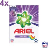 Ariel - Color - Waspoeder - 4x 1,95kg - 120 Wasbeurten - Voordeelverpakking