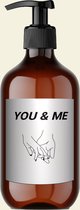 Handzeep met Etiket: You & me - Origineel Valentijn Cadeau - makeyour.com - Premium Handzeep - makeyour.com