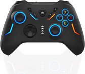 CNL Sight Pro Controller Draadloos-RGB Verlichting- Nintendo Switch Controller Compatibel met Switch/Switch Lite/Switch OLED/IOS/Android/Windows,- Wireless Switch Pro Controller met LED-kleurlicht/Dual shock/Turbo/Motion Control