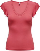 Only T-shirt Onlbelia Cap Sleeve Top Jrs Noos 15227187 Rose Of Sharon Dames Maat - S