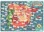 Ravensburger puzzel Map of Iberia Wines - Legpuzzel - 1000 stukjes