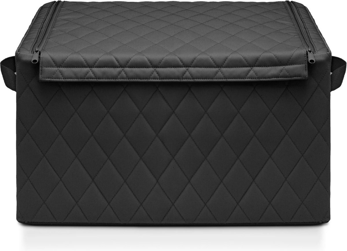 Reisenthel Storagebox L Opbergbox - 58L - Rhombus Black Zwart