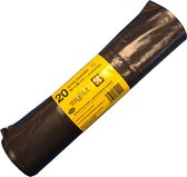 Ace Verpakkingen - KOMO Vuilzak - Afvalzak - 60cm × 80cm - Behoud van een schone kliko - Eenvoudig in gebruik - Rol à 20 stuks