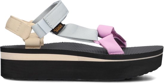 Teva W Flatform Universal Sandales 1008844-UNW, Femme, Multicolore, Sandales pour femmes, taille: 37