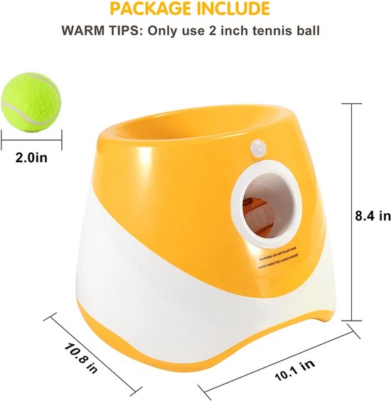 BDGoods® Automatische Ballengooier voor Honden - Hondenspeelgoed