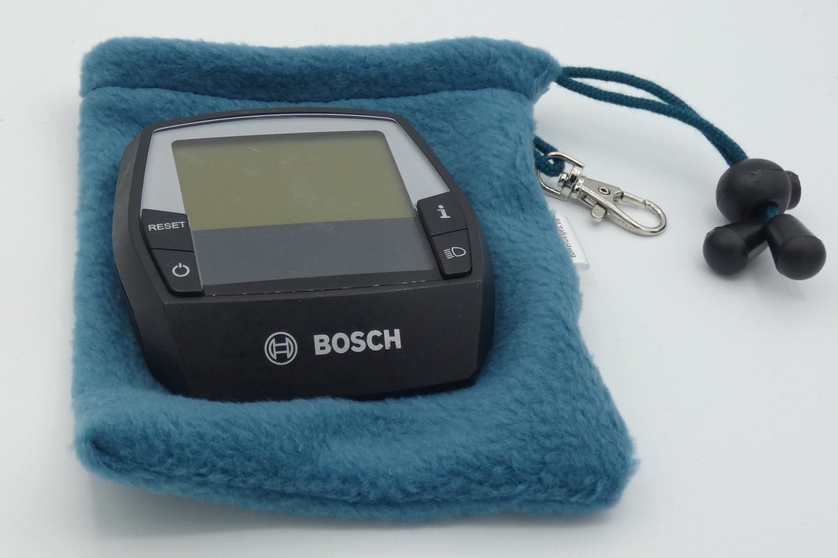 Bosch ebike display L hoesje displayhoesje intuvia -Turquoise DLX - fleece