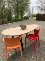 Tuintafel Organisch met verjongde rand