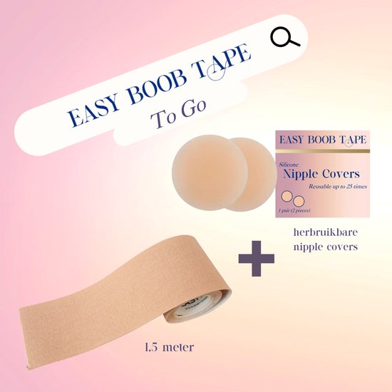 Easy Boob Tape - To Go | Beige | boob tape - boobtape - plakbeha - beha