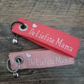 Sleutelhanger - Vilt - Liefste Mama - Moederdag - Cadeautje - Keychain - Verjaardag
