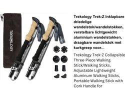 Wandelstokken voor dames, TREK-Z, Nordic Walking stokken voor mannen, wandelstokken voor mannen, Nordic Walking stokken voor wandelstokken voor vrouwen, trekkingstokken voor vrouwen