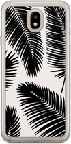 Casimoda® hoesje - Geschikt voor Samsung J3 2017 - Palm Leaves Silhouette - Backcover - - Multi