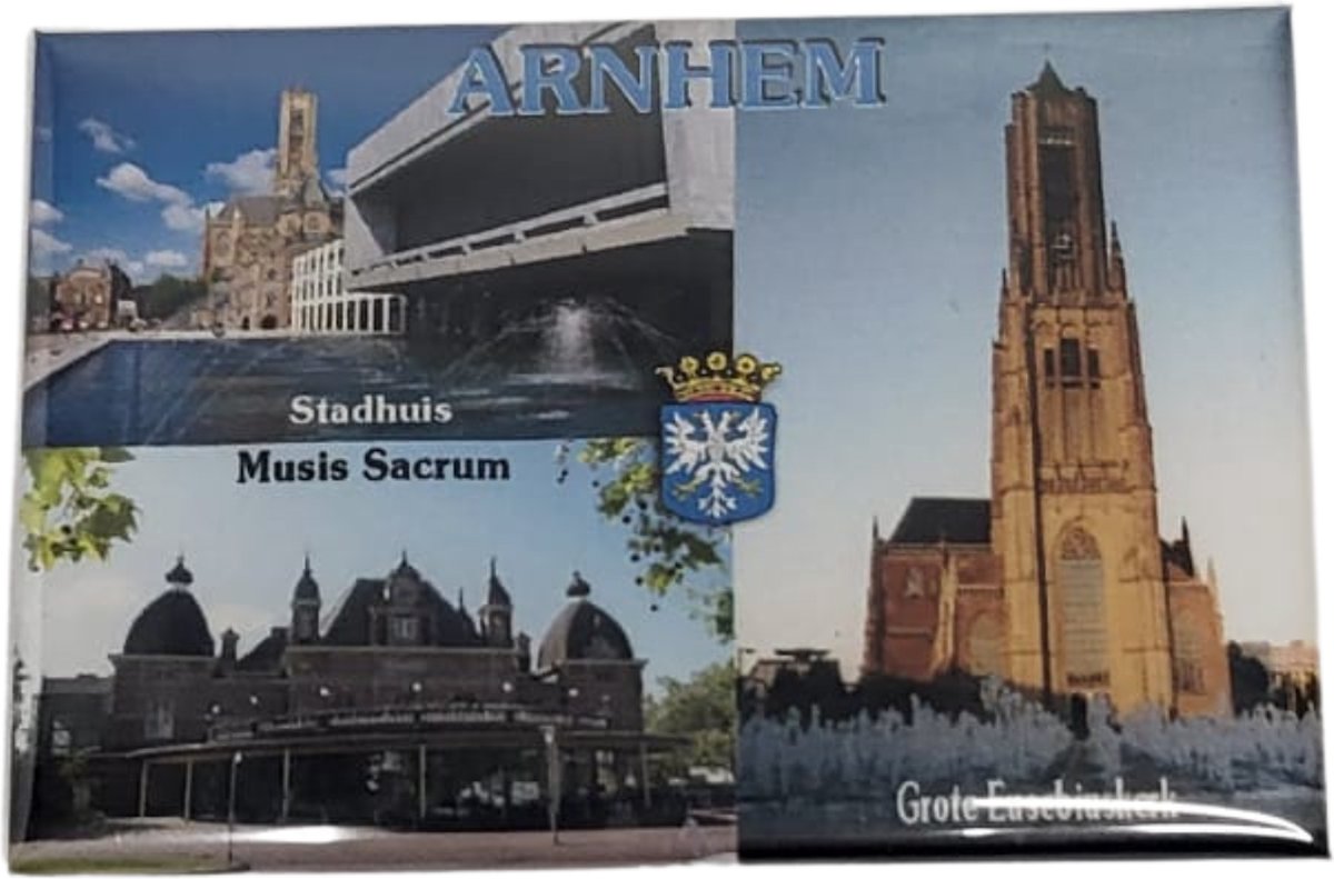 Arnhem Magneet - Stadhuis - Musis Sacrum - Eusebiuskerk