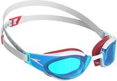 Fastskin Hyper Elite Zwembril Blauw/Wit One Size - Speedo Unisex - Zwembril met UV-bescherming swimming glasses