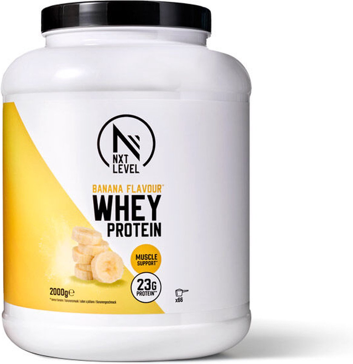 Goedkoopste Whey Protein - Eiwitten 2KG - Banaan