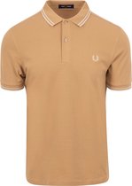 Fred Perry - Polo M3600 Beige V19 - Slim-fit - Heren Poloshirt Maat XXL