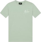 Malelions Split T-shirt Polo's & T-shirts Jongens - Polo shirt - Mint - Maat 140