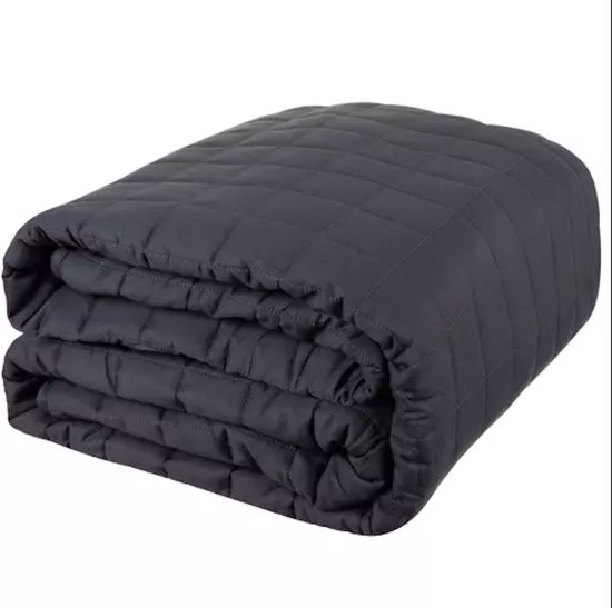 Oneiro’s Luxe Verzwaringsdeken 8 KG 150 x 200 cm - Weighted Blanket - Verzwaarde Deken - Ontspanning - Diepere Slaap - Grijs