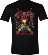 Deadpool And Wolverine Pose - T-Shirt M