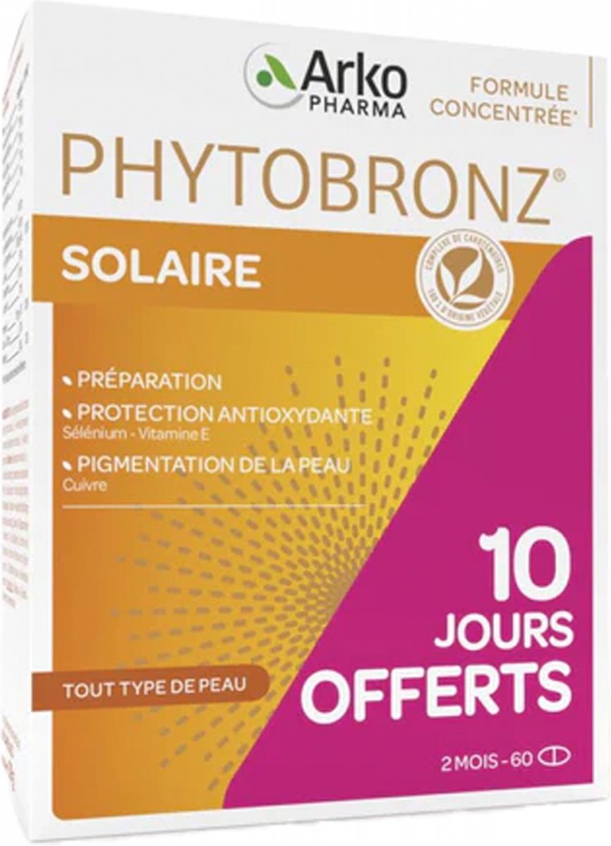 Goedkoopste Arkopharma Phytobronz 60 gummies
