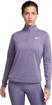 Nike dri-fit pacer 1/4-zip pullover in de kleur paars.