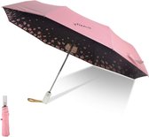 Automatische compacte en opvouwbare paraplu met UV-bescherming - ideaal voor reizen en windbestendig Pasvorm voor Meiyijia Paraplu met UV-bescherming - ideaal voor reizen en windbestendig umbrella