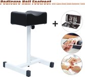 Overeem products pedicure set incl. stoel - pedicure set - pedicure kit compleet - verstelbare stoel - 12 stuks