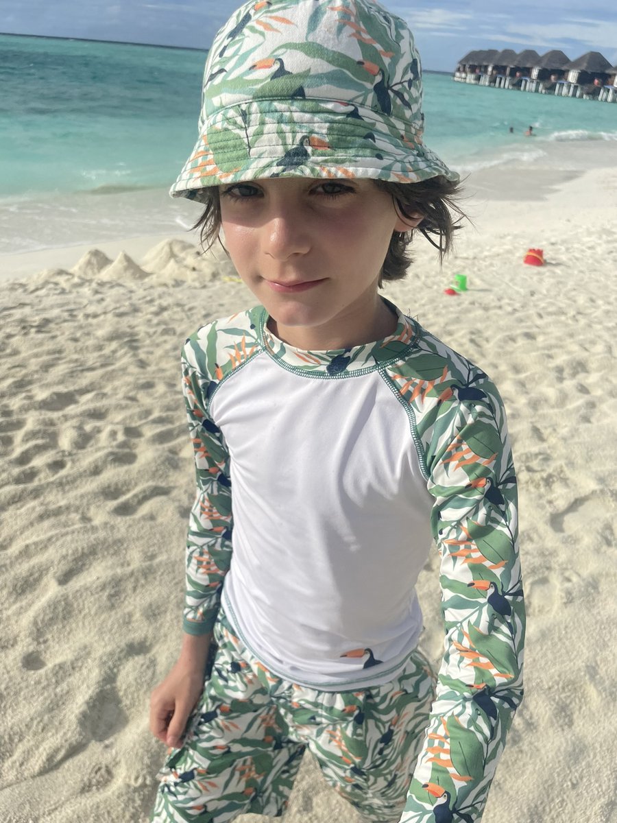 Ducksday - UV - Zwemshirt voor kinderen - UV - werend UPF50+ - Rashguard met lange mouwen - unisex - Toucan — afbeelding 6