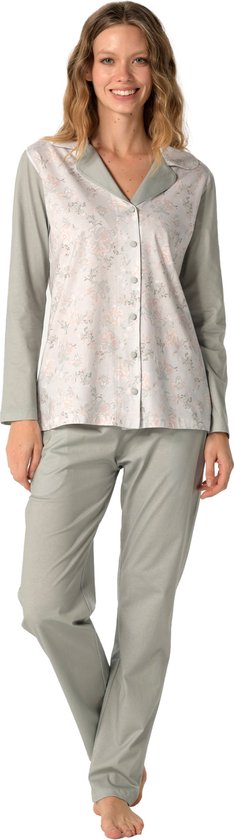 Pijadore - Grote Maten Dames Pyjama Set, Lange Mouwen - 2XL