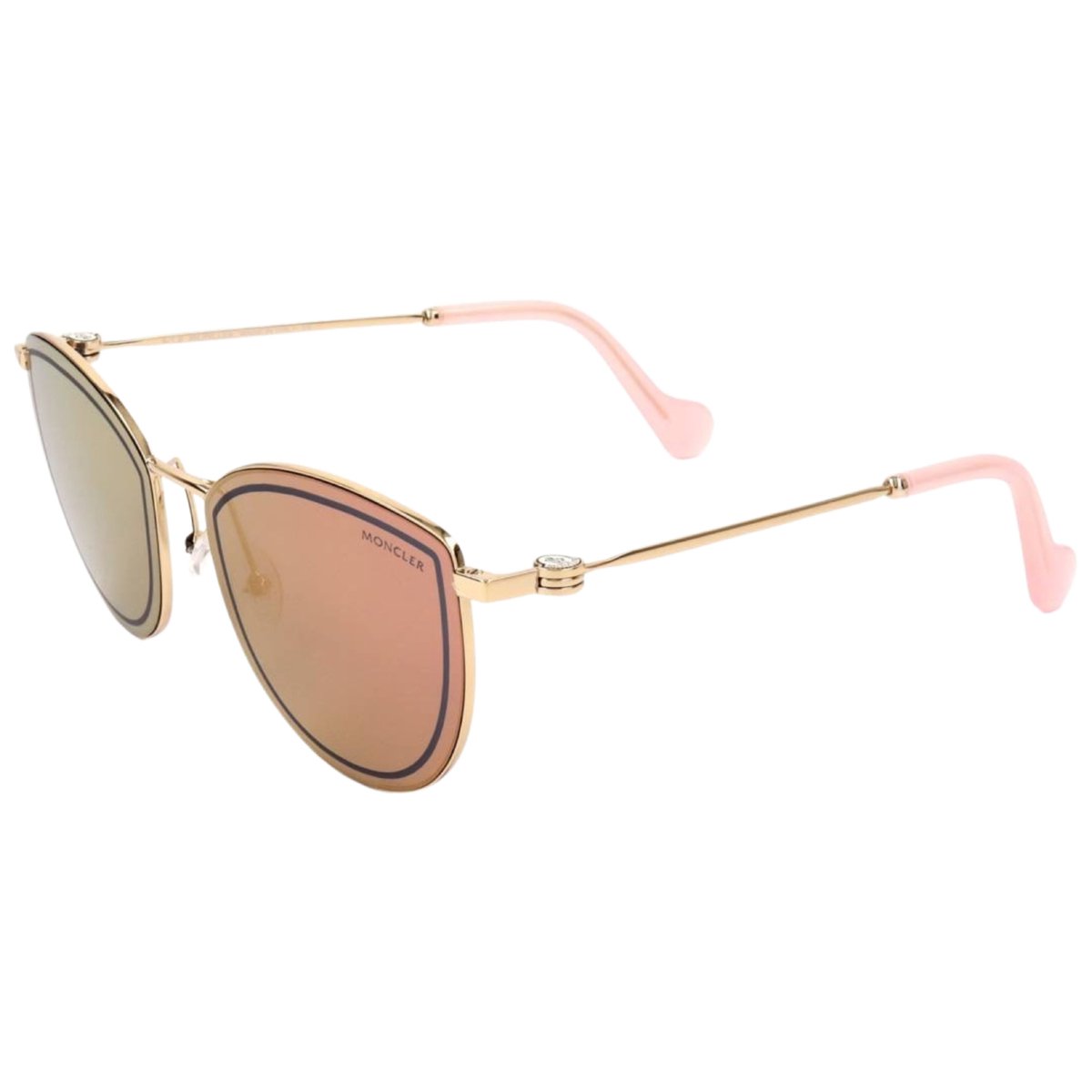 Moncler ML0085/S 32L Zonnebril - Dames - Goudkleurig