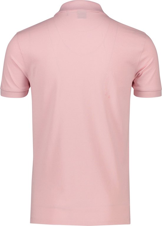 BOSS Pallas Polo Regular Fit - Piqué - Rose Clair - Taille : 5XL