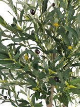 Kunst Olijfboom Toscane | 180cm - Namaak olijfboom - Kunstplanten voor binnen - Kunstplant olijfboom