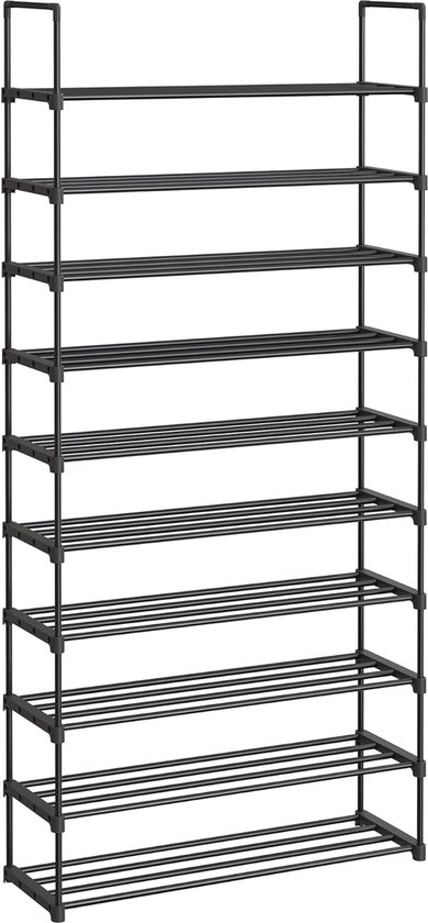 Laarzenstandaard, wandgemonteerde schoenenrek, organizer, voor hoge laarzen van metaal, robuuste schoenenopslag, stabiele laarzenhouder voor wandelschoenen, kast, entree, voor regenlaarzen, 41