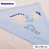 Dino Baby Boy Handdoek, baby jongen, Baby Katoenen Inbakeren Badstof Handdoek 80x80 cm Badhanddoek Gaye Bebe