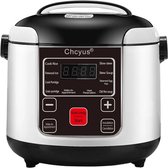 Chcyus Rijstkoker - Rijstkoker met Stomer - Rice Cooker Klein - Uitneembare Binnenpan en Warmhoudfunctie - 2L - 24V - Huis en Auto Rijstkoker