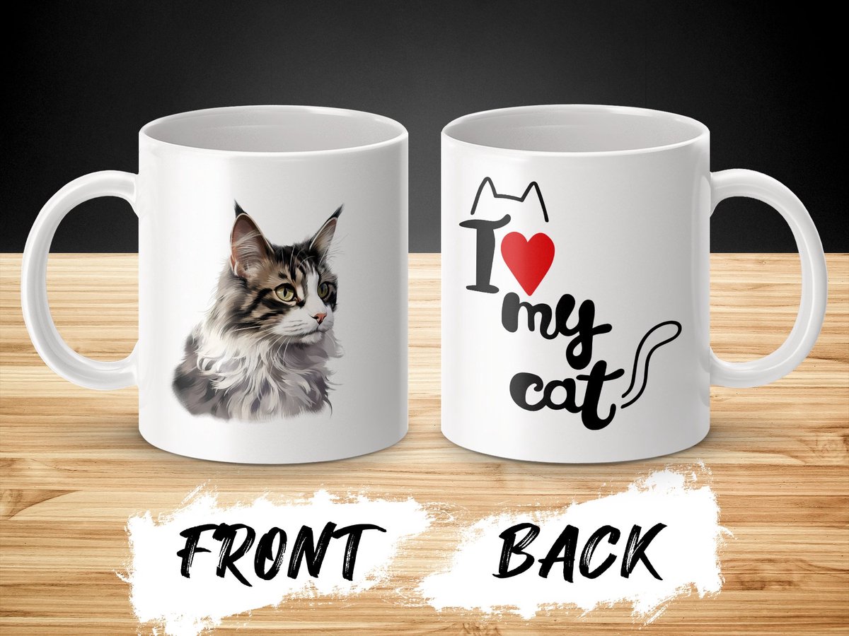 Mok Norwegian Forest cat - kat - I love my cat - cat lovers - katten