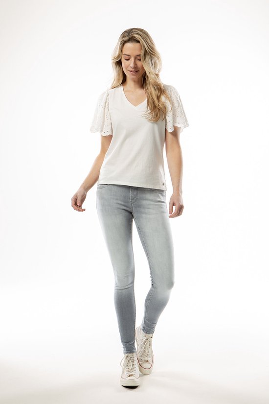 GARCIA Riva Dames Skinny Fit Jeans Gray - Maat W31 X L32