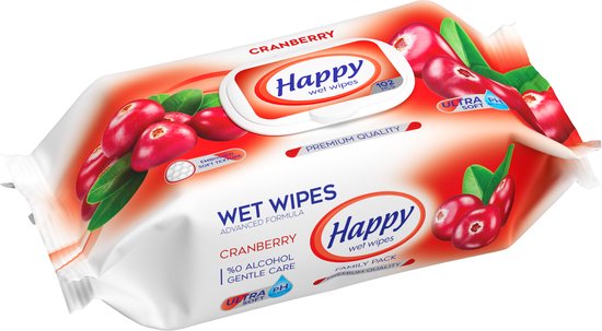 Pack économique de lingettes Wet HAPPY